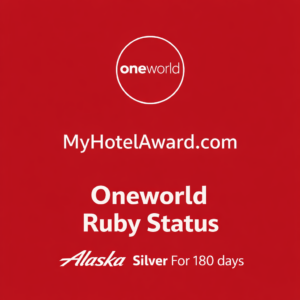 Instant Oneworld Ruby, Alaska Airlines Silver